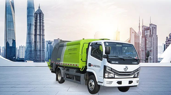 凌宇壓縮式垃圾車-固廢生活垃圾污物克星！